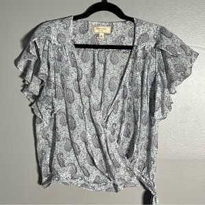 Anthropologie Moulinette Soeurs Beautiful Top‎ with tie- 4